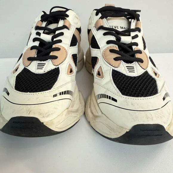Steve Madden Black and White Sneakers - Picture 12 of 13